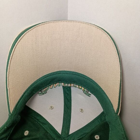 Rare San Diego Tan Adjustable Hat Beige Baseball Cap Green Palm Trees Khaki - Picture 16 of 16